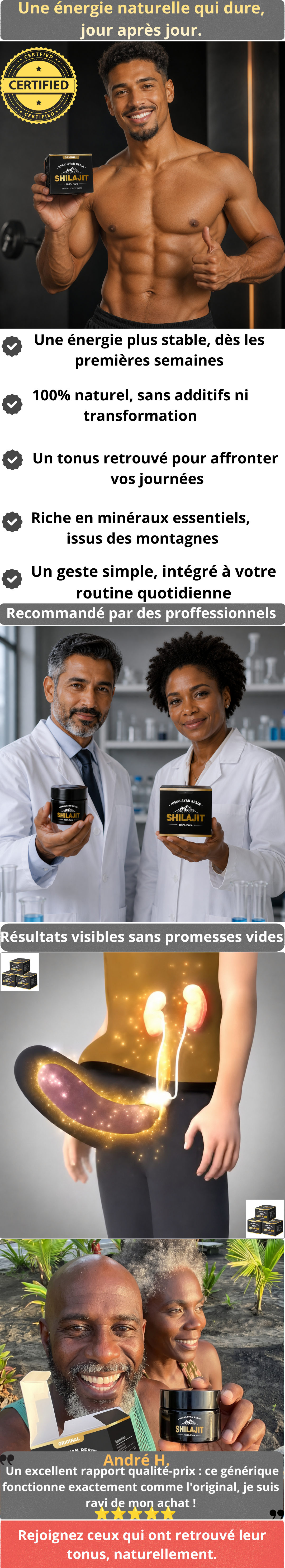 Résine Shilajit Pure — Énergie & Vitalité Naturelle