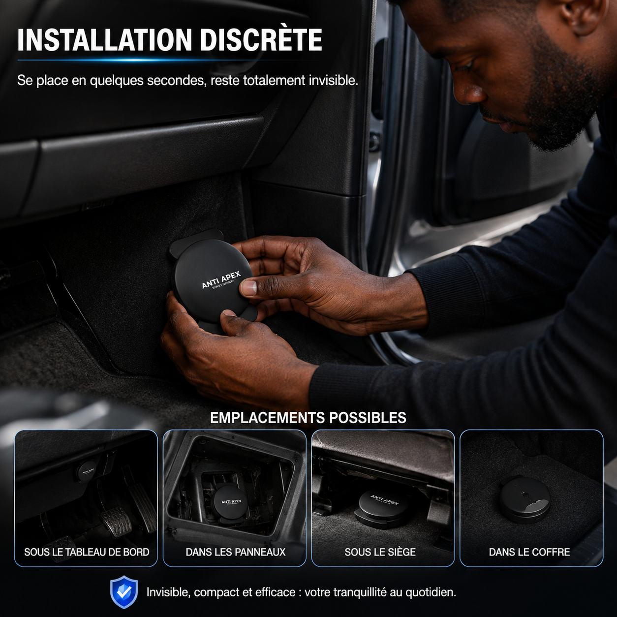 Traceur GPS Bluetooth — Sécurité Véhicule