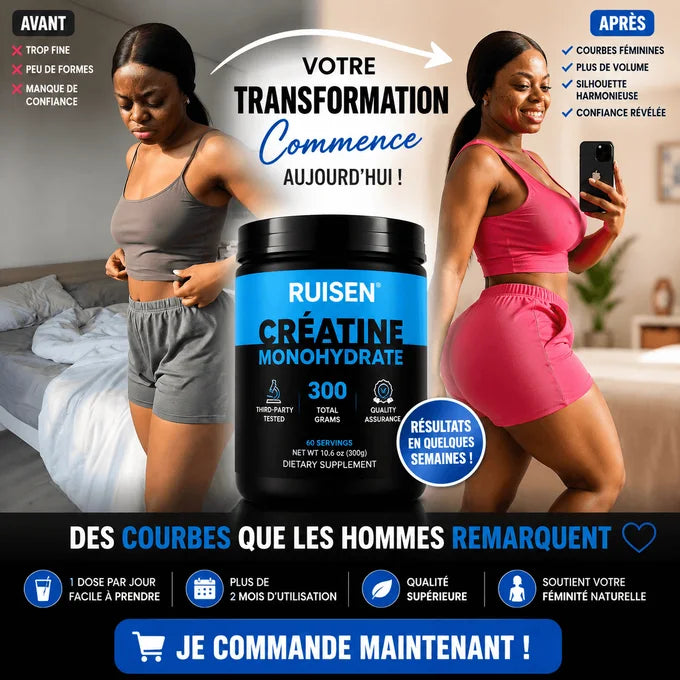 RUISEN 300g – Retrouvez Des Courbes Féminines Plus Harmonieuses Jour Après Jour