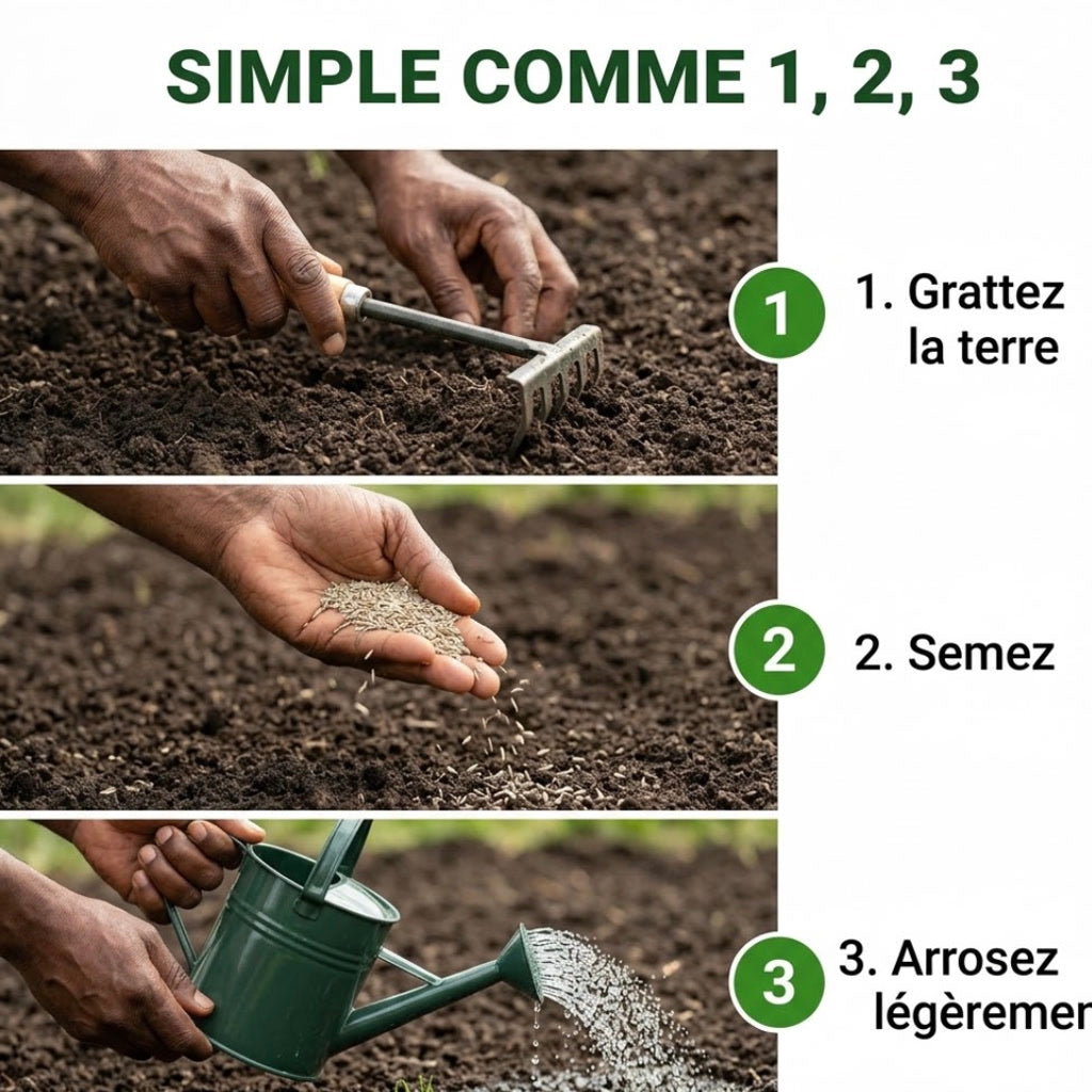 Graines de Gazon Tapis Vert – Une cour verte en quelques semaines