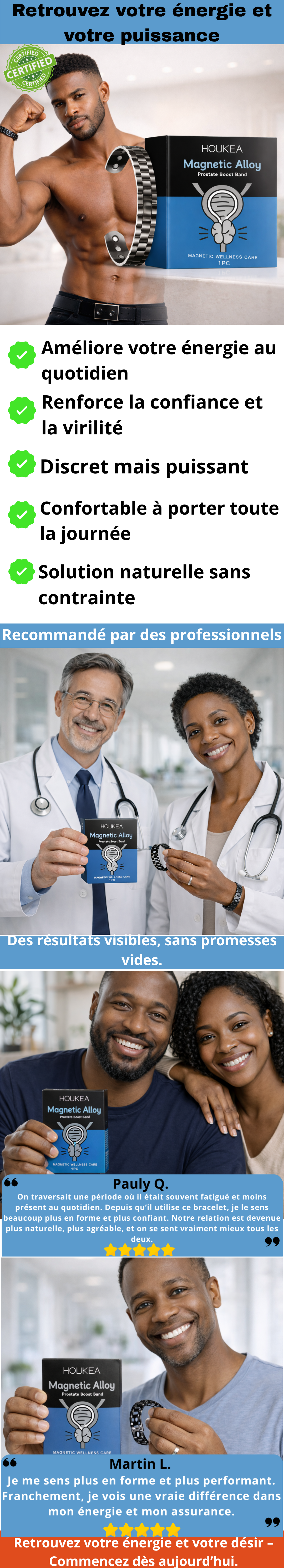Bracelet Énergie & Vitalité – Bien-être au quotidien