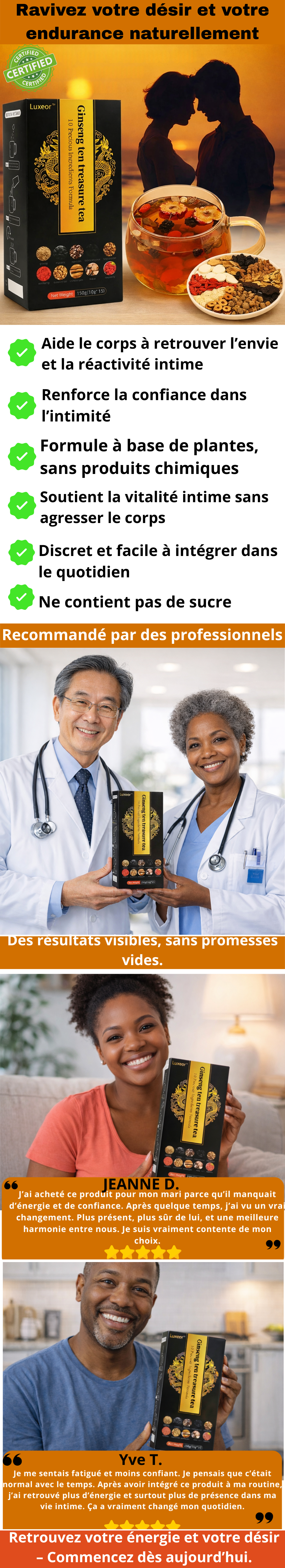 Ravivez votre désir et votre endurance naturellement avec le Thé au ginseng